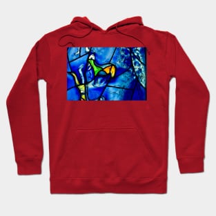 Blue Abstract Hoodie